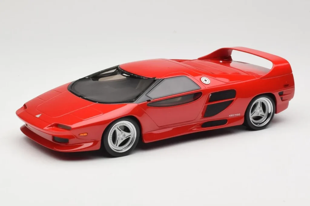 โมเดลรถ 1:18 Vector M12 สีแดง BoS Models (มือสอง)