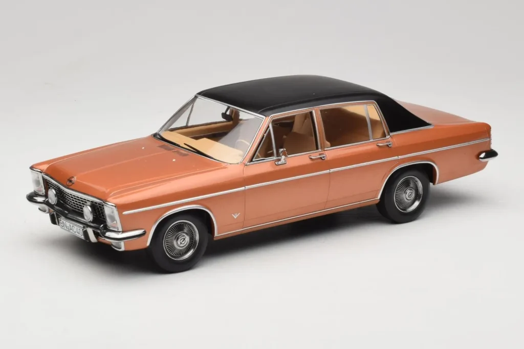 โมเดลรถ 1:18 Opel Diplomat V8 A Copper สีแดง Norev