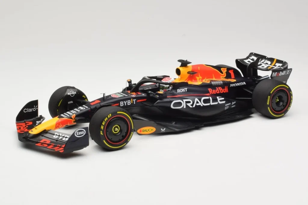 โมเดลรถ 1:18 Red Bull Racing RB19 #1 M. Verstappen Winner Monaco GP ปี 2023 Minichamps (มือสอง)