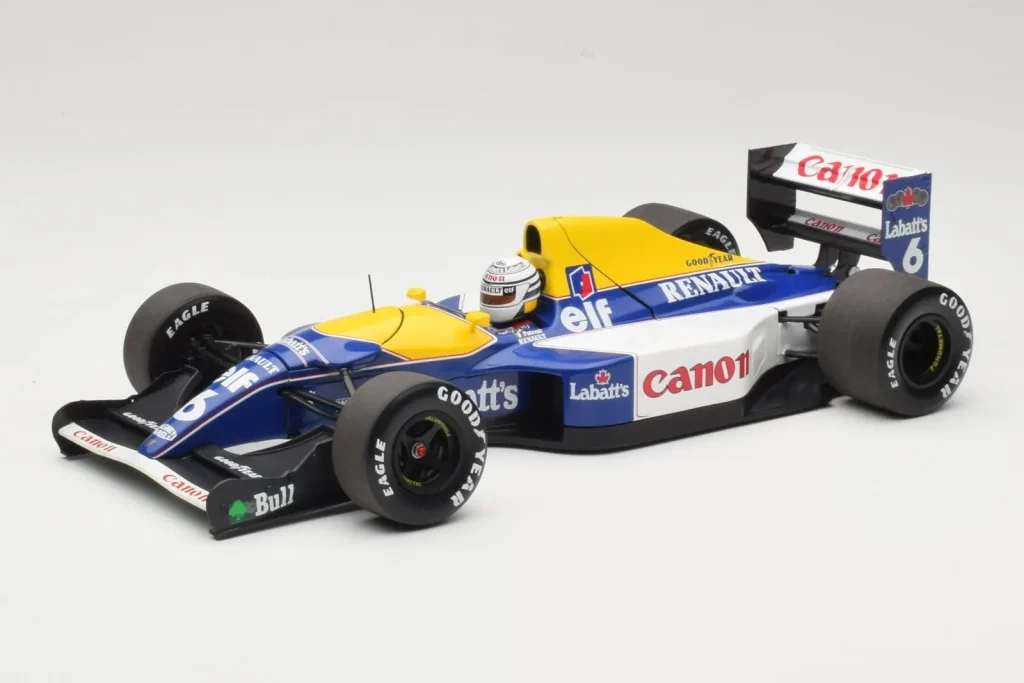 โมเดลรถ 1:18 Williams Renault FW14B #6 R. Patrese ปี 1992 Minichamps (มือสอง)