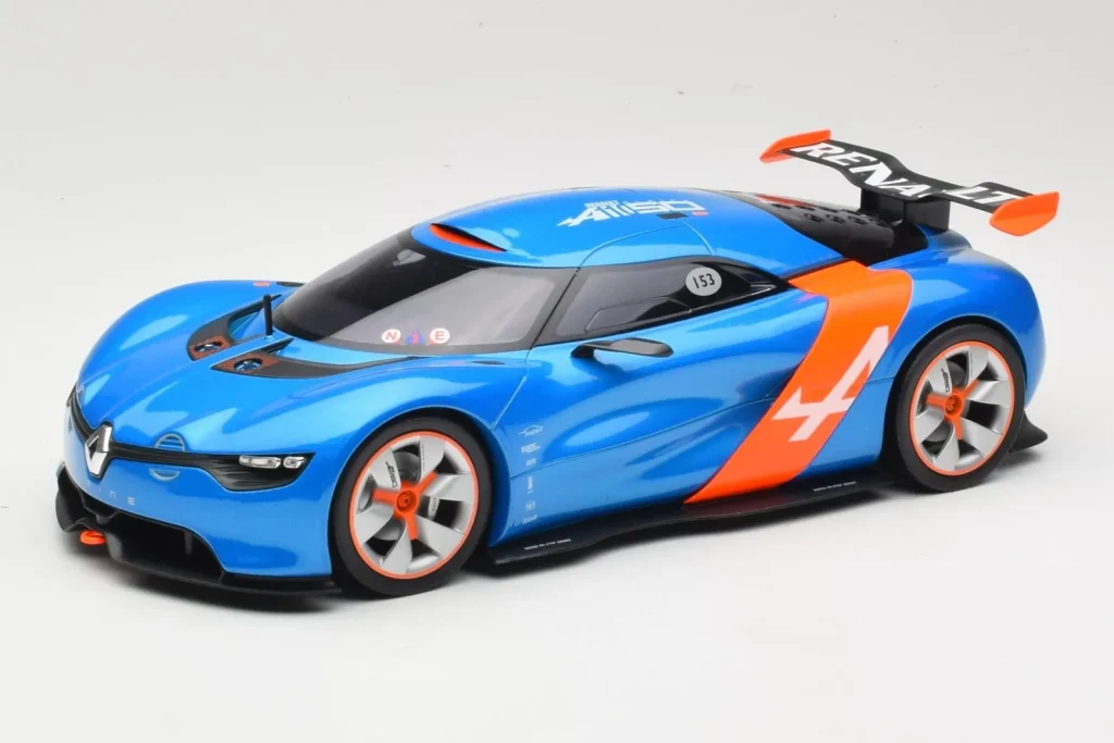 โมเดลรถ 1:18 Alpine A110-50 Blue & Orange Norev (มือสอง)