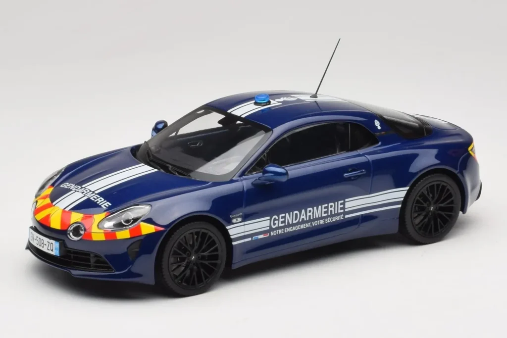 โมเดลรถ 1:18 Alpine A110 S Gendarmerie Norev