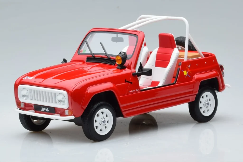Model 1:18 Renault 4L JP4 red Otto