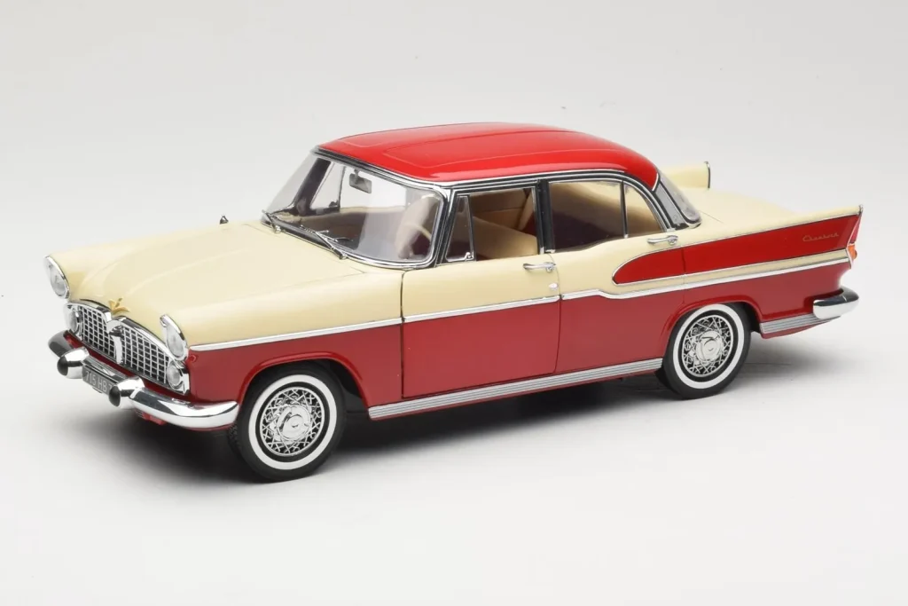 โมเดลรถ 1:18 Simca Chambord Red & Ivory Norev (มือสอง)