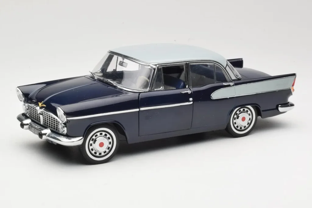โมเดลรถ 1:18 Simca Beaulieu 1 สีน้ำเงิน Norev (มือสอง)