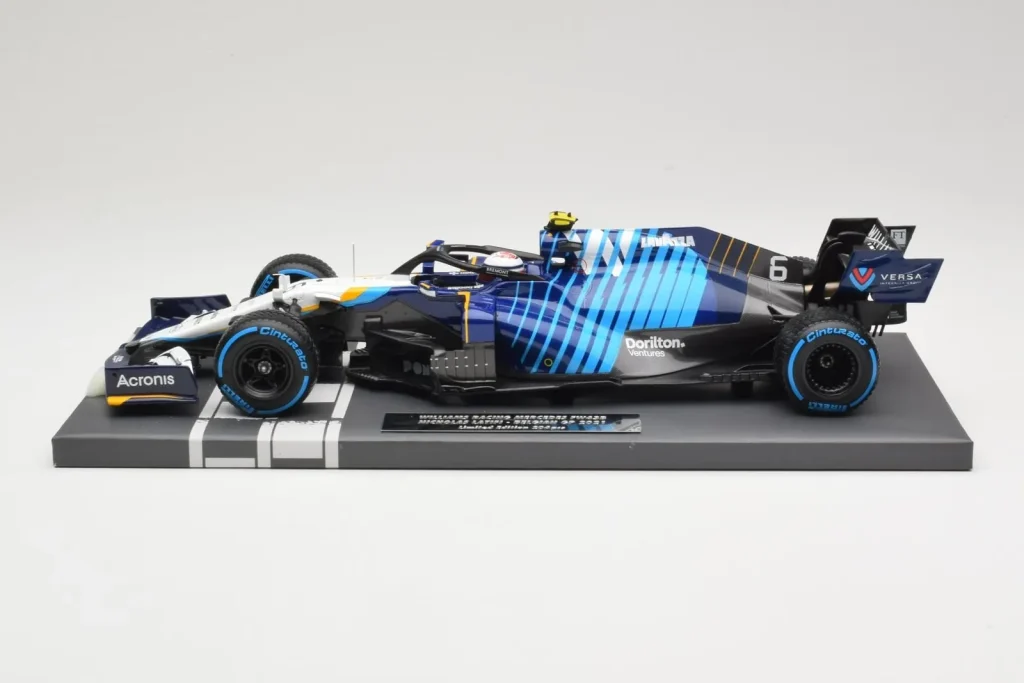 โมเดลรถ 1:18 Williams Racing Mercedes FW43B #6 N. Latifi Belgian GP ปี 2021 Minichamps (มือสอง)