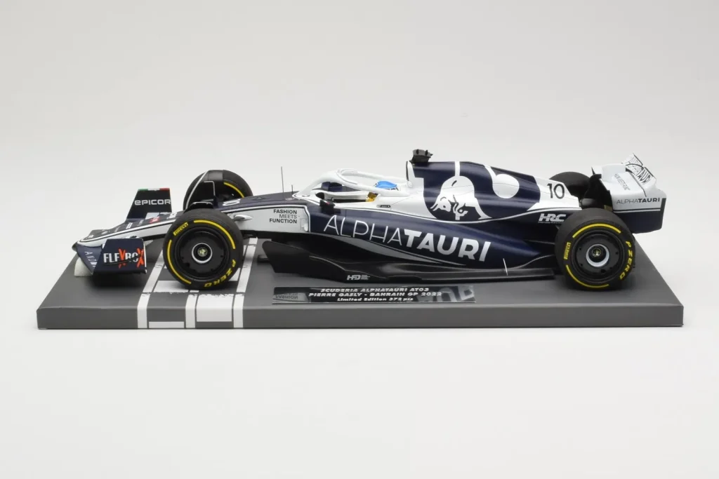 โมเดลรถ 1:18 AlphaTauri AT03 #10 P. Gasly Bahrain GP ปี 2022 Minichamps (มือสอง)