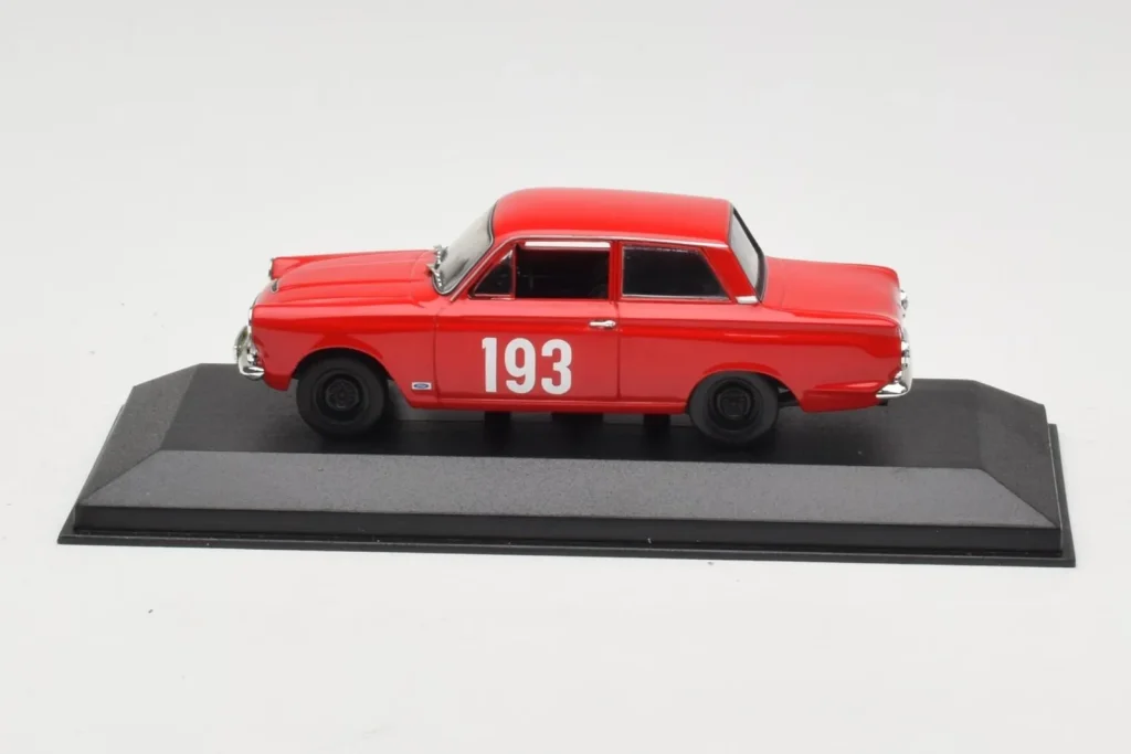 Model 1:43 Ford Cortina Mk I #193 Rally Monte Carlo Prototype year 1963 Minichamps