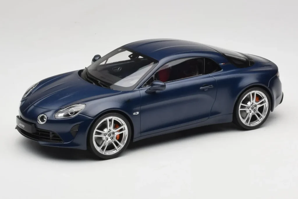 โมเดลรถ 1:18 Alpine A110 S A120 Matte Storm สีน้ำเงิน Norev