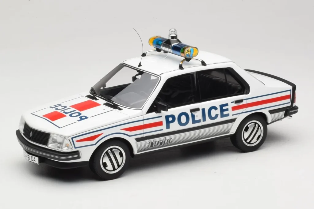Model 1:18 Renault 18 Turbo Police Nationale white Otto