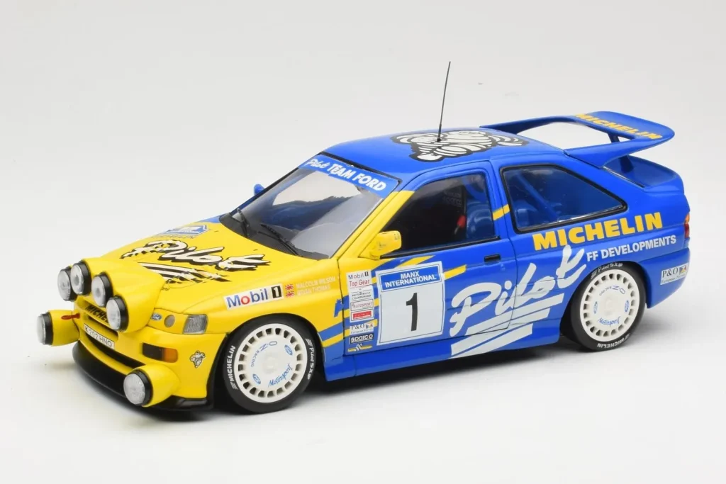 โมเดลรถ 1:18 Ford Escort Mk5 RS Cosworth #1 M. Wilson / B. Thomas Michelin Champion ปี 1994 UT Models (มือสอง)