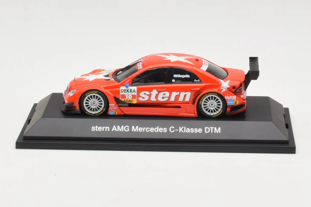 โมเดลรถ 1:43 Mercedes C-Class C204 #10 A. Margaritis HWA DTM ปี 2007 Minichamps (มือสอง)
