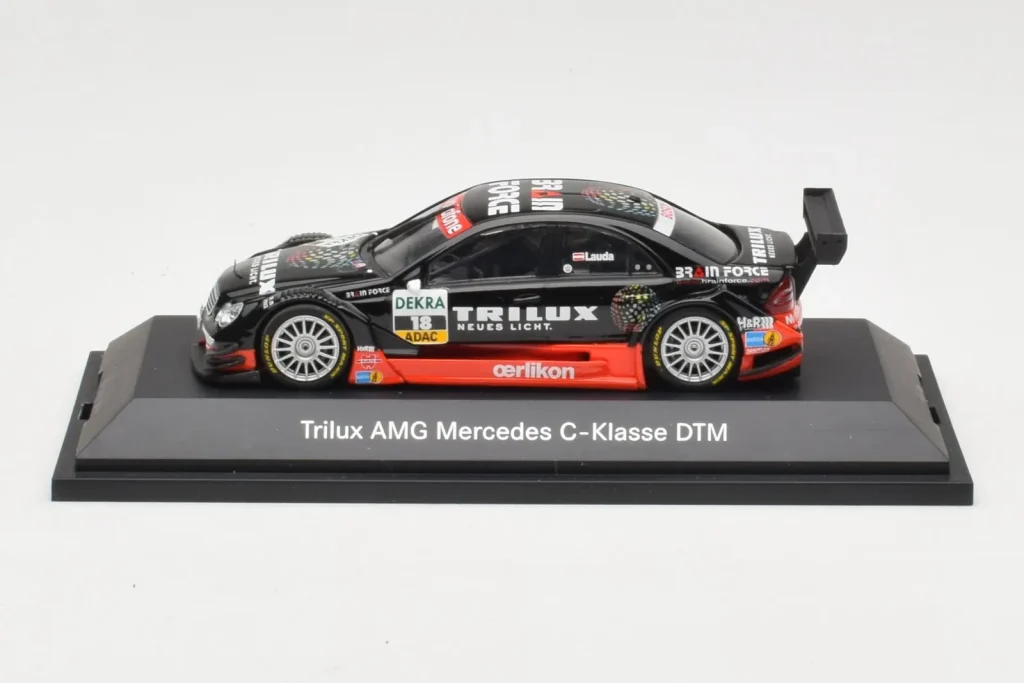 โมเดลรถ 1:43 Mercedes C-Class C204 DTM #18 M. Lauda DTM ปี 2007 Minichamps (มือสอง)