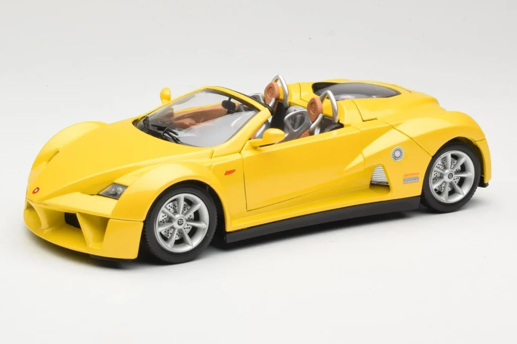 โมเดลรถ 1:18 Giugiaro Prima Speedster สีเหลือง Bburago (มือสอง)