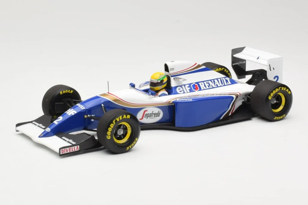 Model 1:18 Williams FW16 Renault #2 A. Senna San Marino GP year 1994 Minichamps