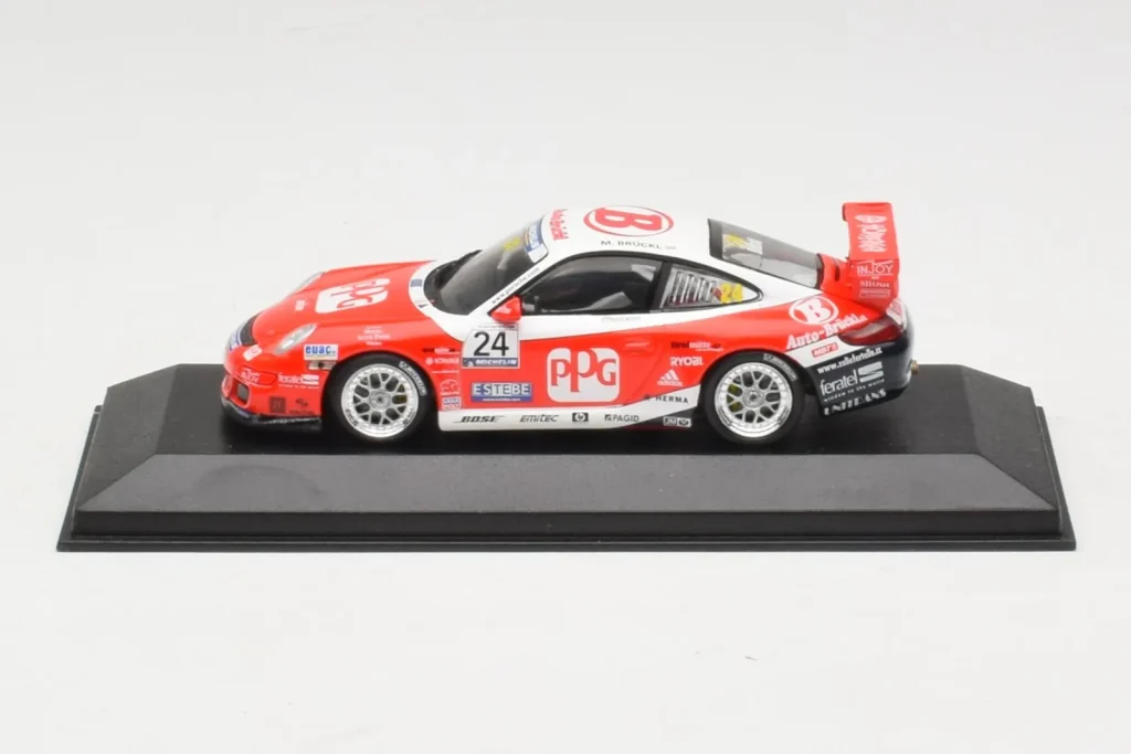 Model 1:43 Porsche 911 GT3 Cup 997 Team PPG M. Bruckl Porsche Carrera Cup Deutschland year 2006 Minichamps