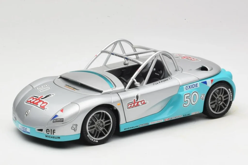 车型 1:18 Renault Sport Spider #50 银色 Anson