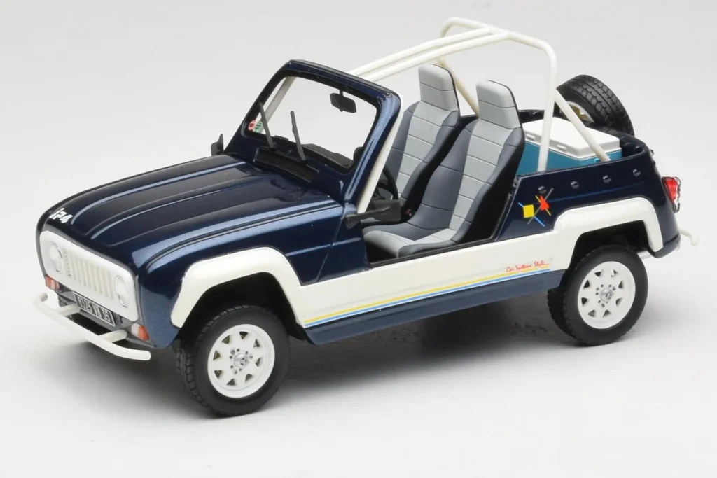 Model 1:18 Renault 4L JP4 blue Otto