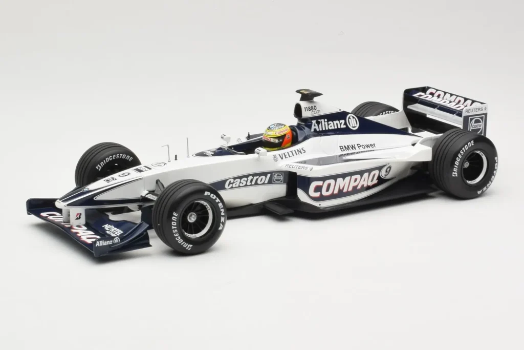 โมเดลรถ 1:18 Williams FW22 BMW #9 R. Schumacher F1 ปี 2000 Minichamps (มือสอง)