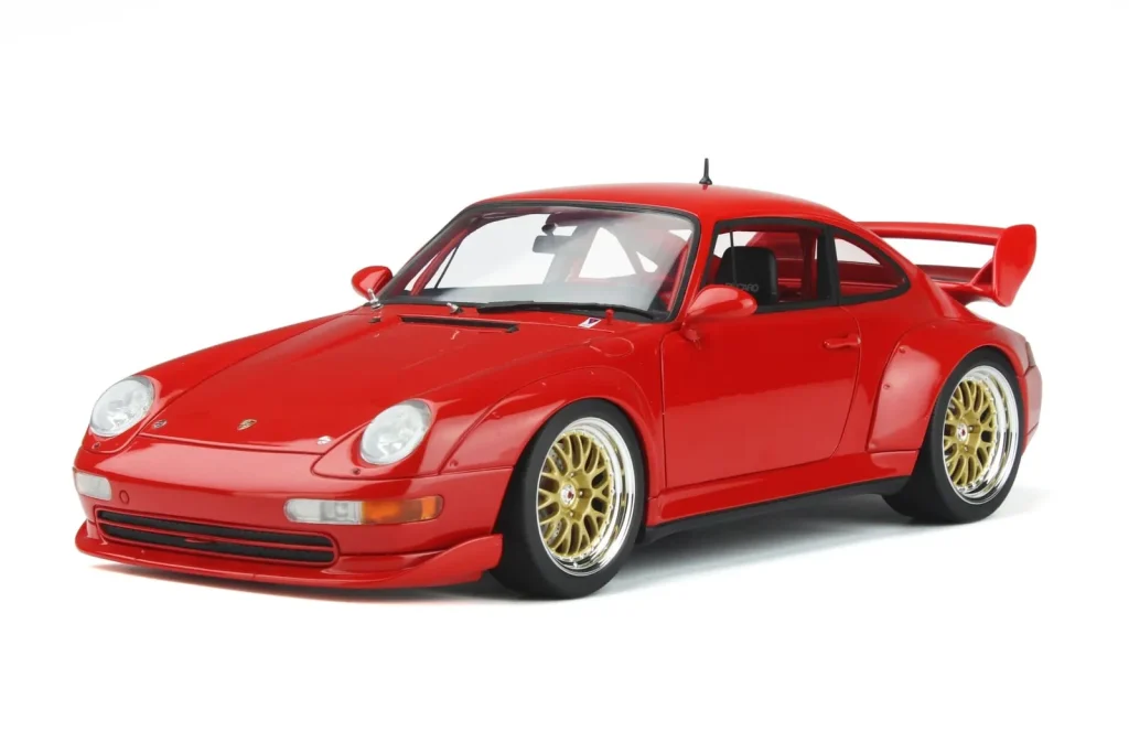 Model 1:18 Porsche 911 993 Carrera 3.8 RSR red GT Spirit