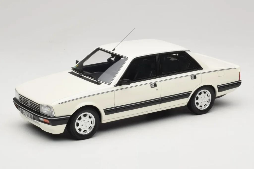 Model 1:18 Peugeot 505 V6 White Meije Otto