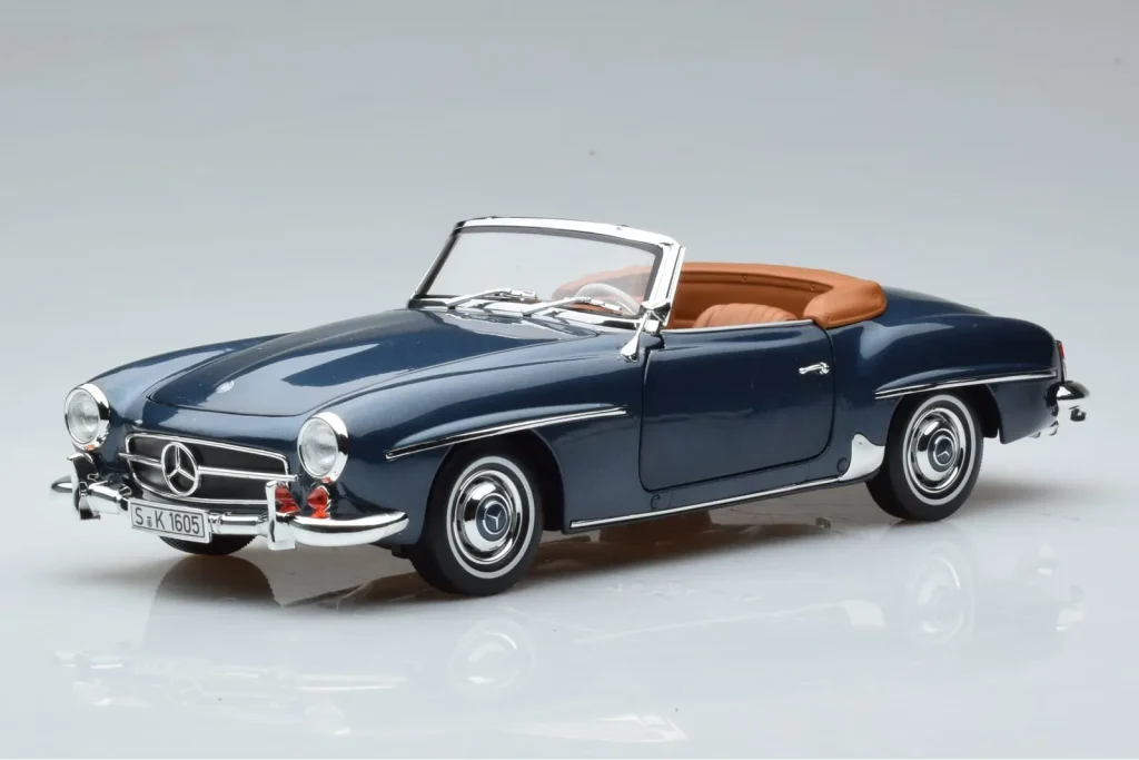 Model 1:18 Mercedes 190 SL W121 Roadster blue Norev