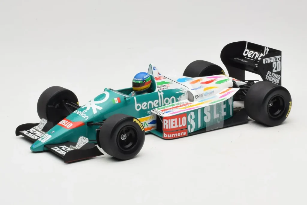 โมเดลรถ 1:18 Benetton B186 #20 G. Berger F1 ปี 1986 Minichamps (มือสอง)