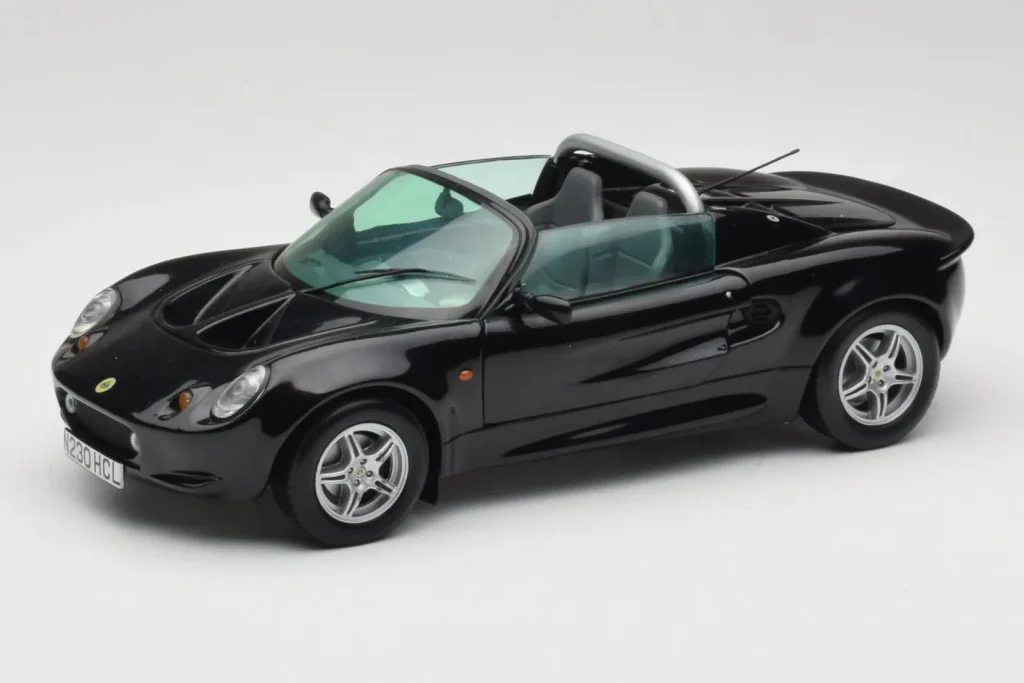 Model 1:18 Lotus Elise S1 Roadster Black Chrono