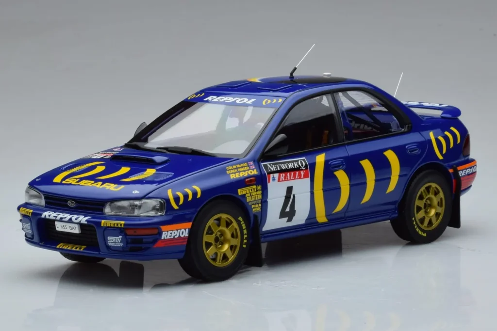 โมเดลรถ 1:18 Subaru Impreza #4 C. McRae / D. Ringer Winner RAC Rally ปี 1994 Kyosho