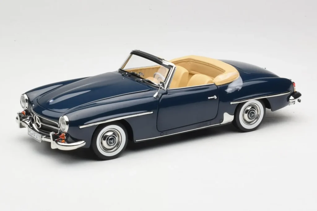 โมเดลรถ 1:18 Mercedes 190 SL W121 Middle สีน้ำเงิน Norev