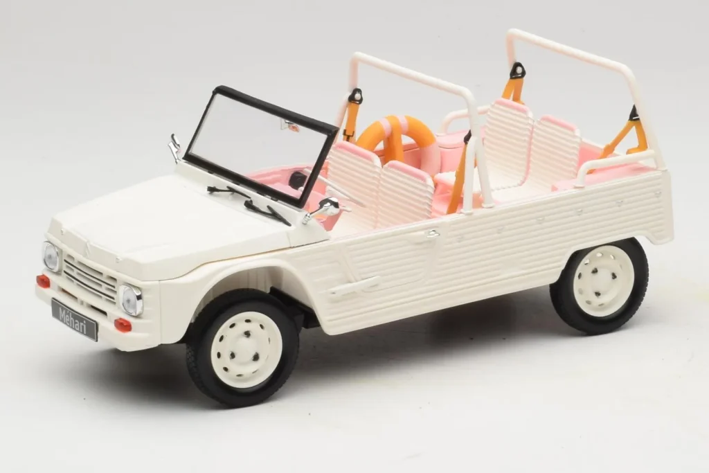 Model 1:18 Citroen Mehari Eden Sorbet White and Pink Norev