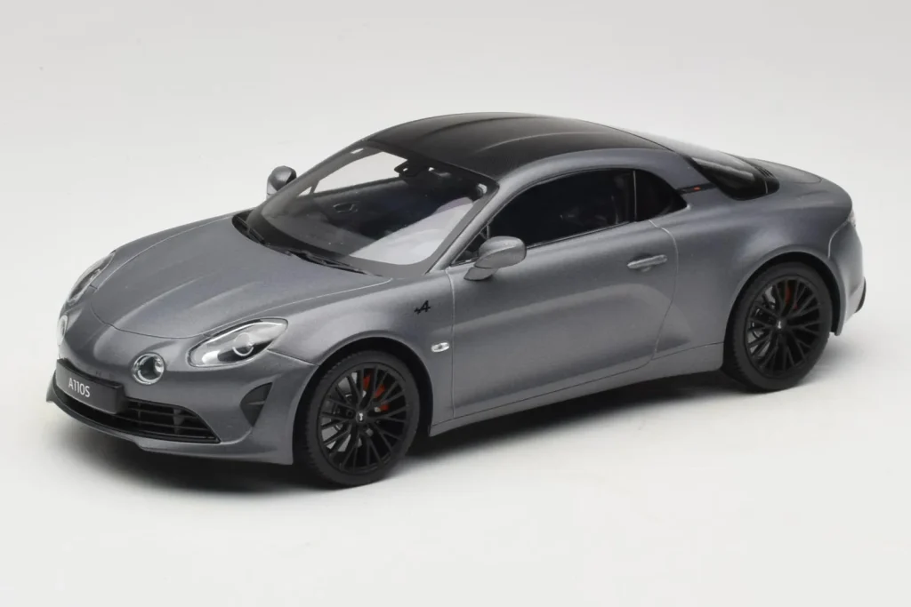 车型 1:18 Alpine A110 S Matt Grey Carbon Roof Norev