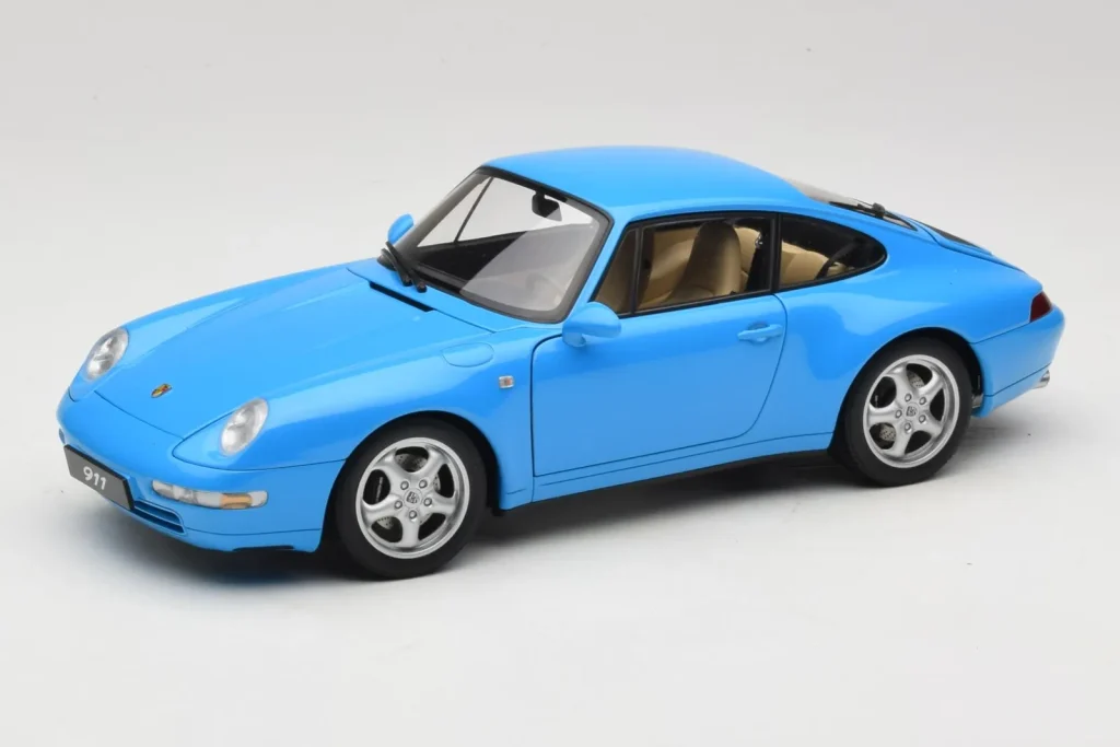 Model 1:18 Porsche 911 993 Carrera metallic blue AUTOart