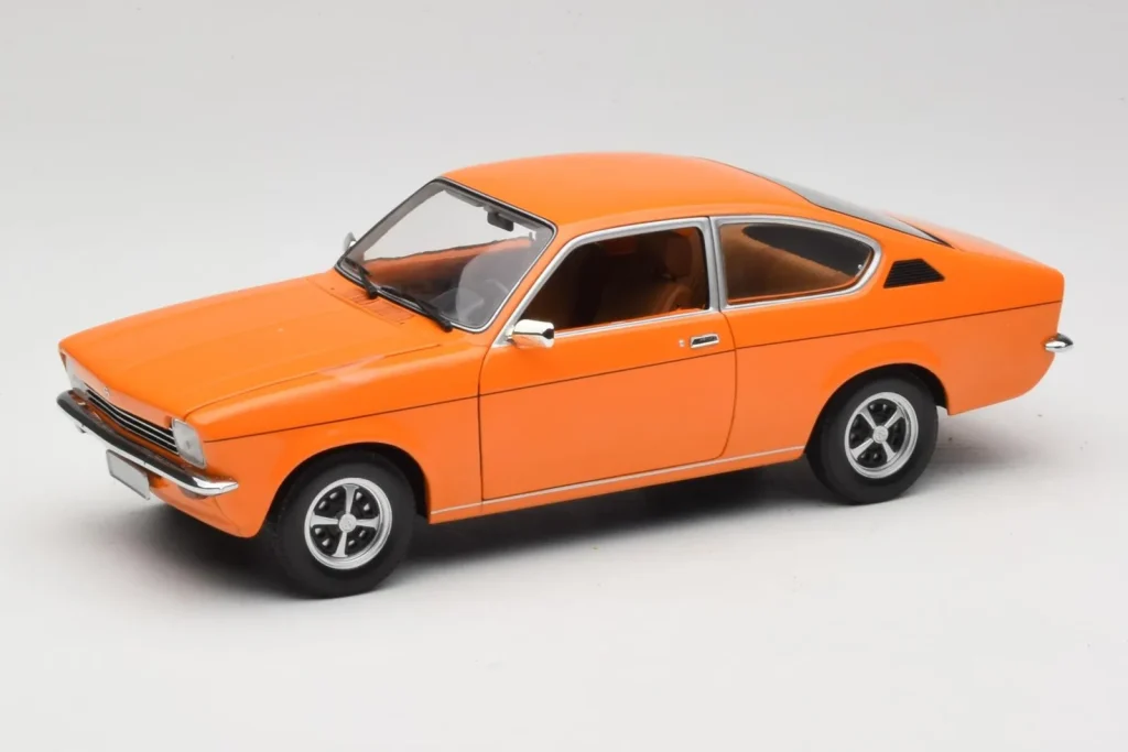 โมเดลรถ 1:18 Opel Kadett C Coupe สีส้ม Minichamps (มือสอง)