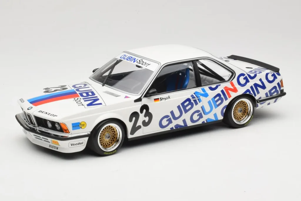 Model 1:18 BMW 635 CSi E24 Gubin Sport #23 E. Strycek DPM Winner year 1984 Minichamps