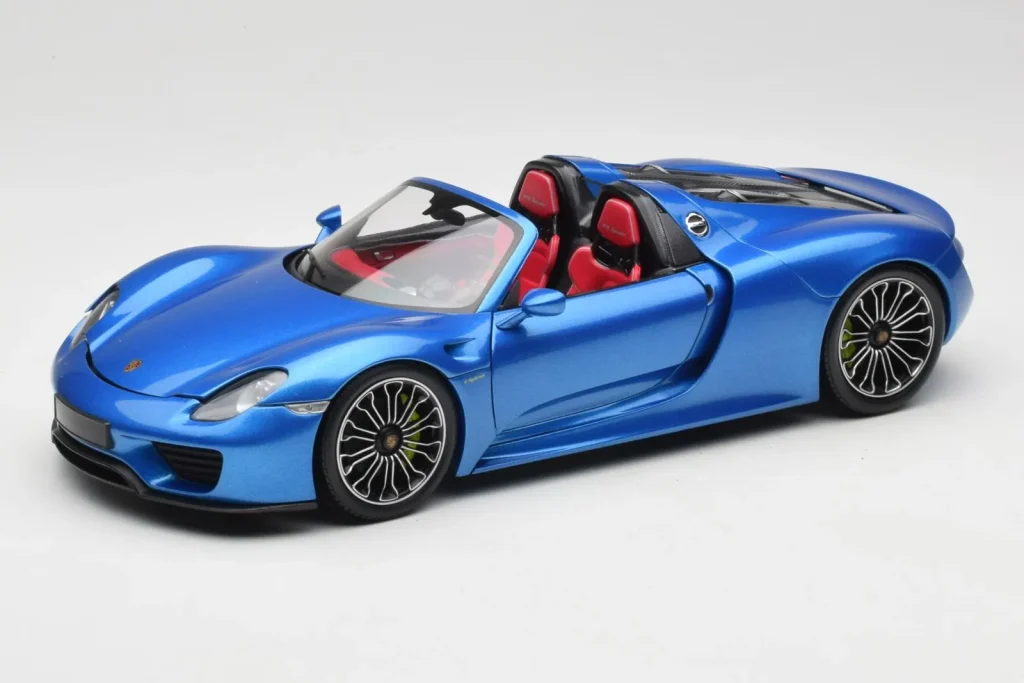 Model 1:18 Porsche 918 Spyder metallic blue Minichamps [110062432]