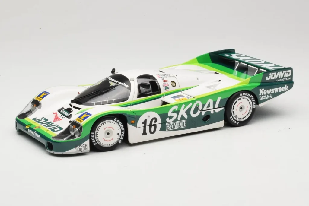 Model 1:18 Porsche 956L #16 Skoal Bandit G. Edwards / D. Sears / M. Bleekemolen 24 Hours of Le Mans year 1983 Minichamps