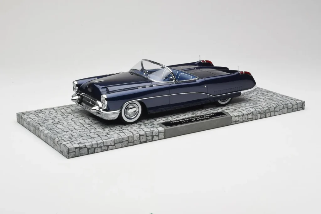 Model 1:18 Buick Wildcat I Concept Dark Blue Minichamps