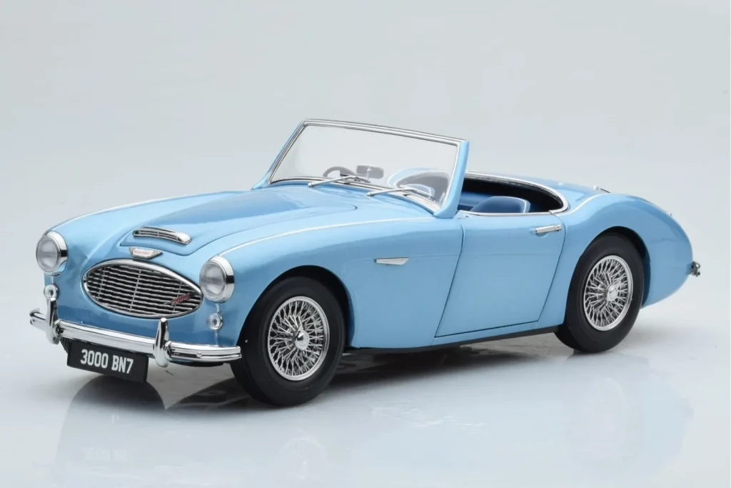车型 1:18 Austin-Healey 3000 Mk1 BN7 蓝色 Kyosho