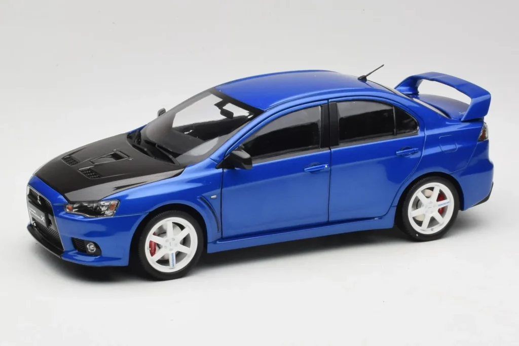 Model 1:18 Mitsubishi Lancer Evolution X blue OEM