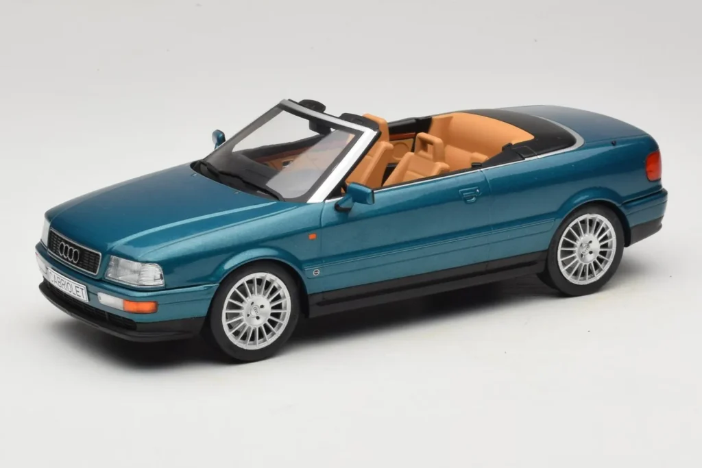 โมเดลรถ 1:18 Audi 80 B4 Cabriolet Gomera สีเขียวเมทัลลิก MCG
