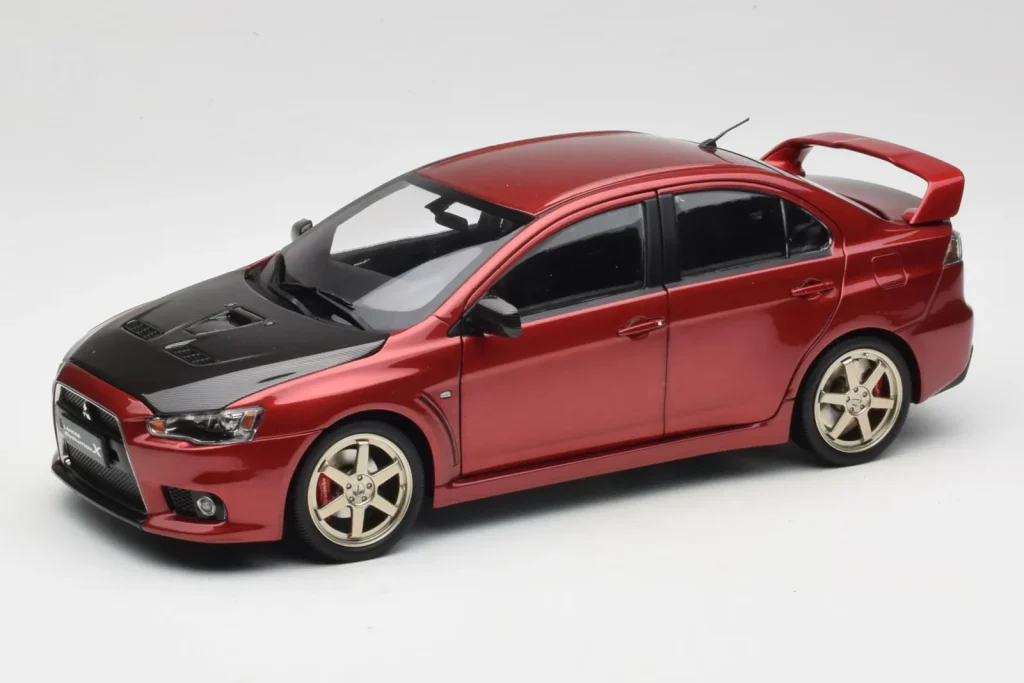 Model 1:18 Mitsubishi Lancer Evolution X red OEM