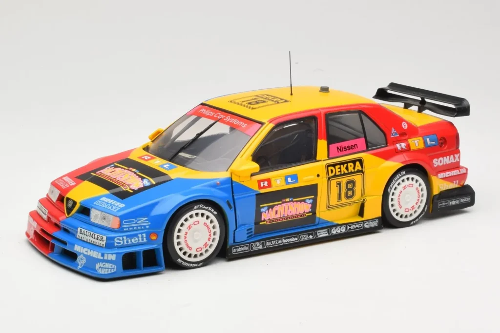 โมเดลรถ 1:18 Alfa Romeo 155 V6 Ti #7 A. Nissen DTM ปี 1994 UT Models (มือสอง)