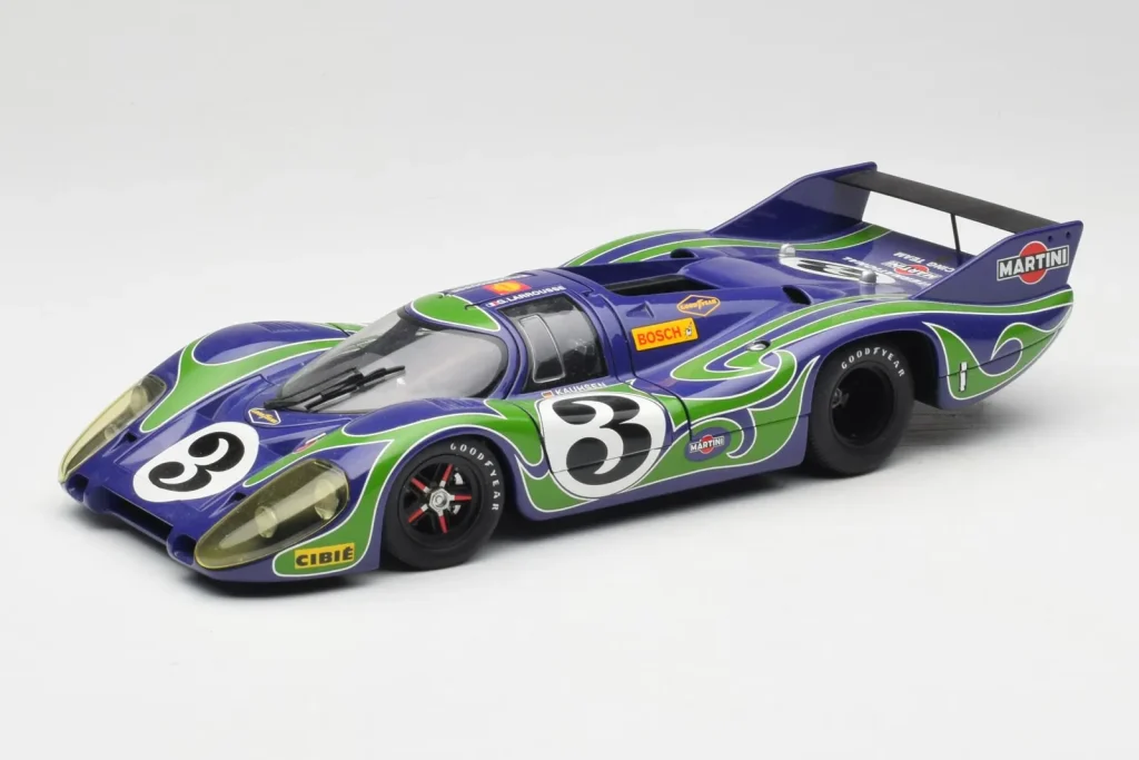 Model 1:18 Porsche 917 LH #3 Hippie 2nd Place 24 Hours of Le Mans year 1970 AUTOart