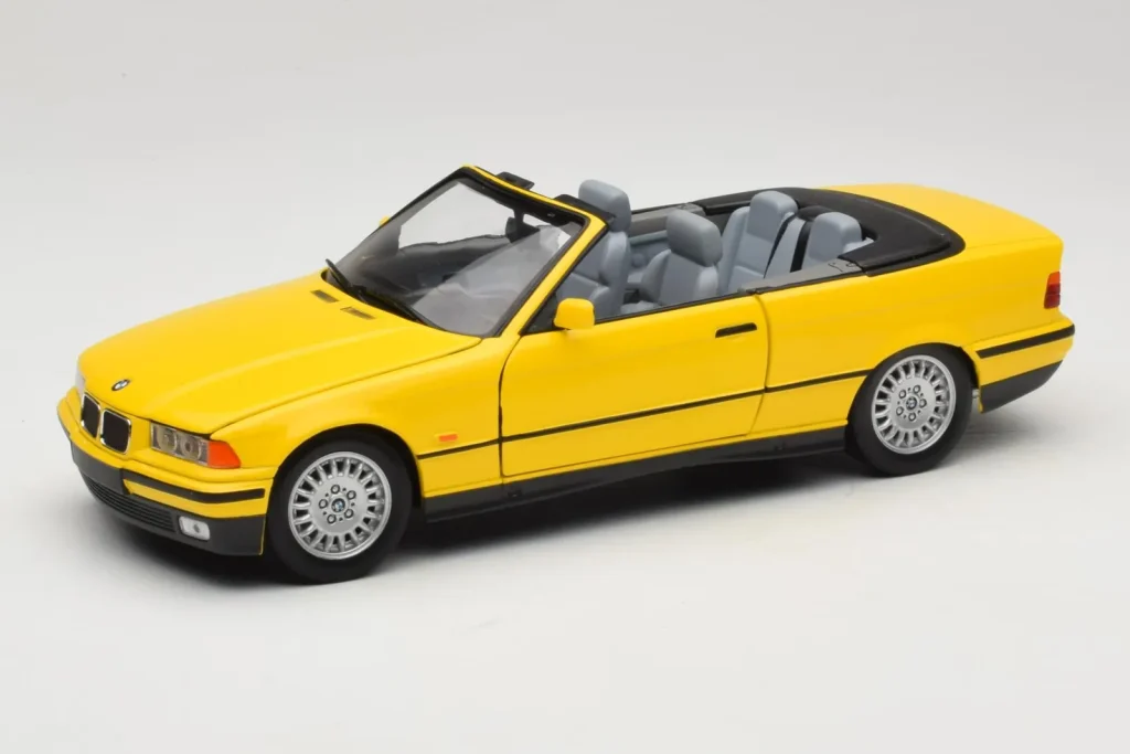 车型 1:18 BMW 3 Series E36 Cabriolet 黄色 UT Models