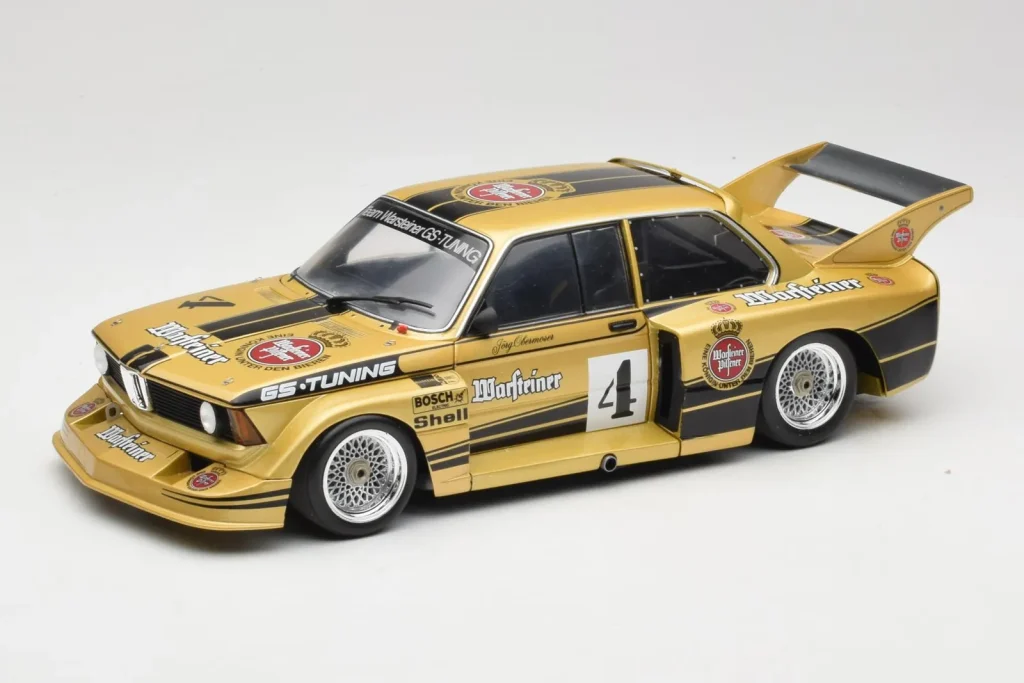 车型 1:18 BMW 320i #4 Warsteiner J. Obermoser DRM 年 1977 Minichamps