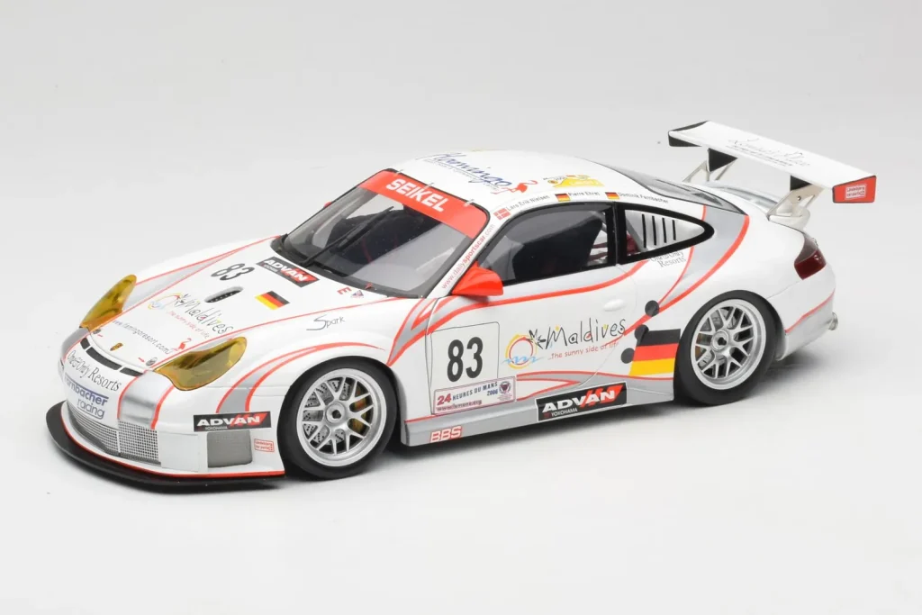 车型 1:18 Porsche 911 996 GT3 RSR #83 P. Ehret / C. Ried / C. Menzel 24 Hours of Le Mans 年 2006 Minichamps