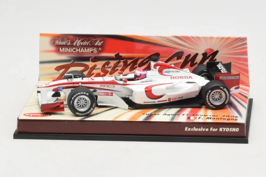 โมเดลรถ 1:43 Super Aguri SA06 Honda F. Montagny Showcar F1 ปี 2006 Minichamps (มือสอง)