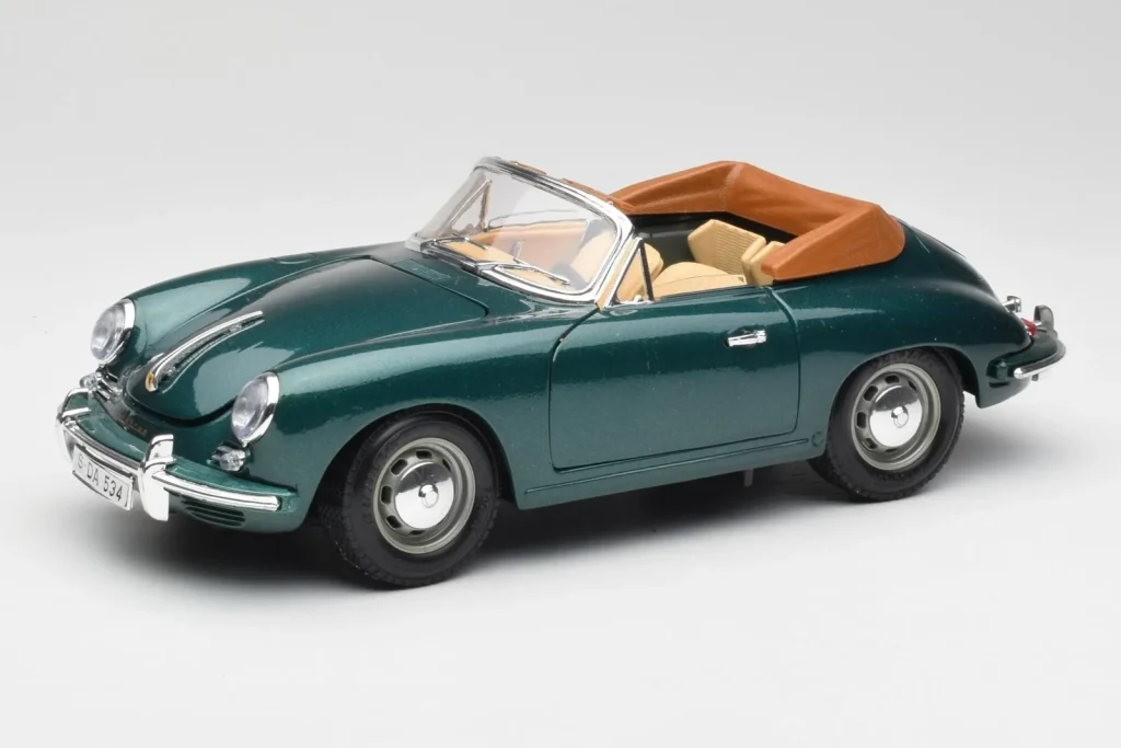Model 1:18 Porsche 356B Cabriolet green Bburago