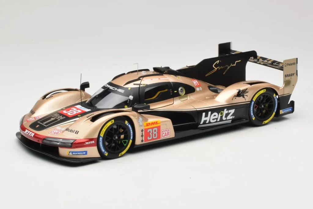 โมเดลรถ 1:18 Porsche 963 LMDh #38 Hertz Team JOTA J. Button / P. Hanson Lone Star Le Mans ปี 2024 Norev